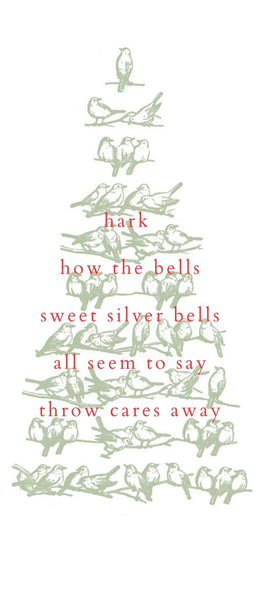 hark how the bells holiday card