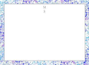 Blue Hydrangea A6 card