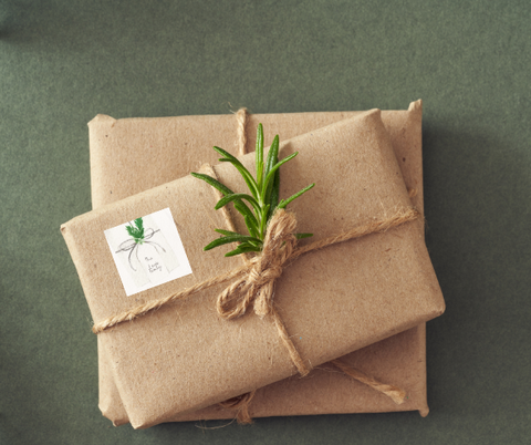 Simple Sprig personalized stickers