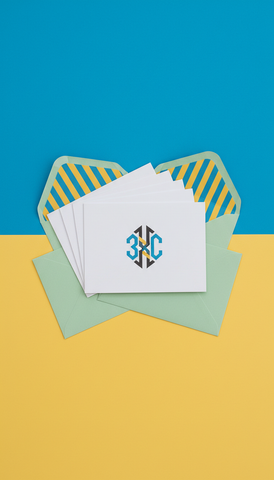 Personalized Monogram Notecard Set