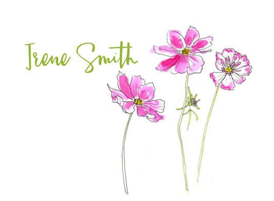 Pink Cosmos enclosure cards