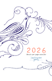 Spencerian Birds: 2026 Month per Page Calendar (11x17)