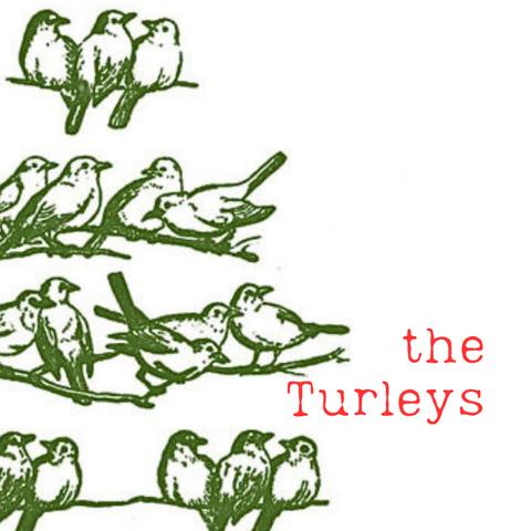 Holiday Birds personalized stickers