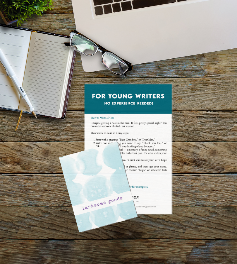 Note writing kit: For Young Writers