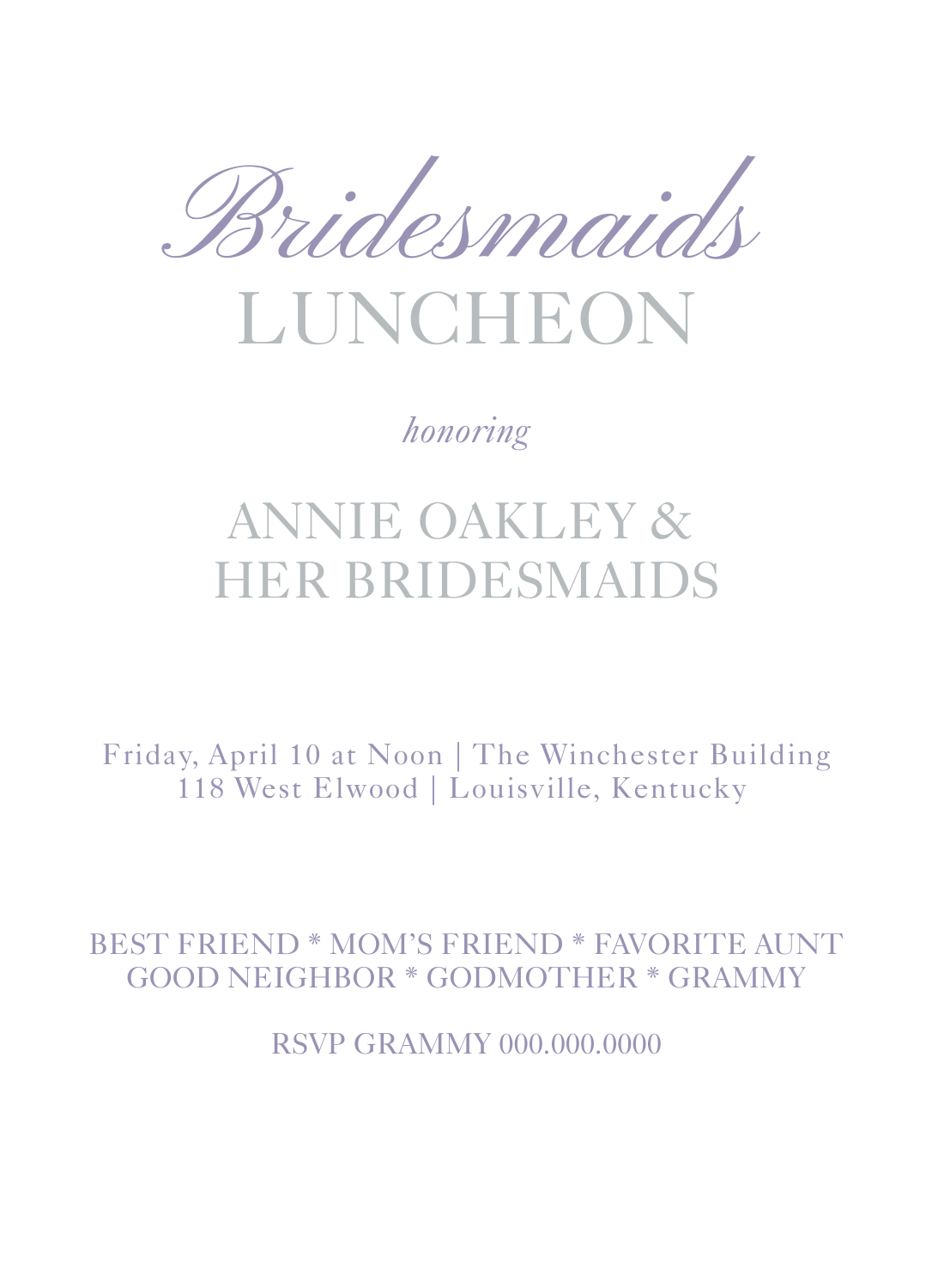 Classic Invitation