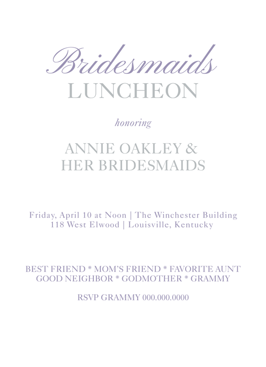 Classic Invitation
