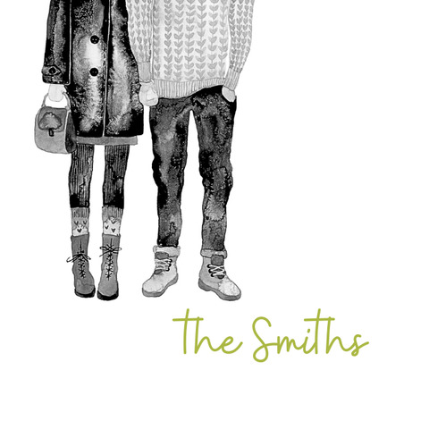 hipsters personalized sticker