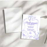 Blue Tablescape Invitation