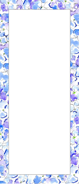 Blue Hydrangea notepad