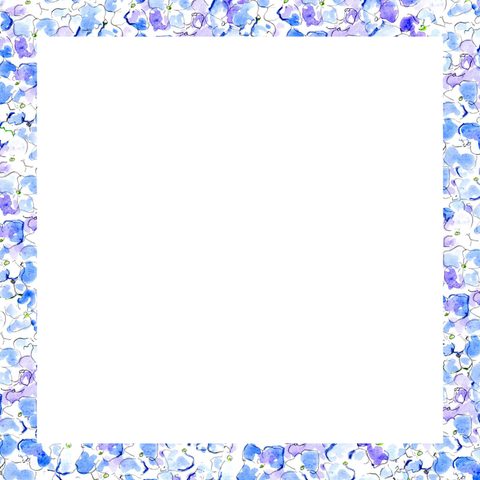 Blue Hydrangea notepad