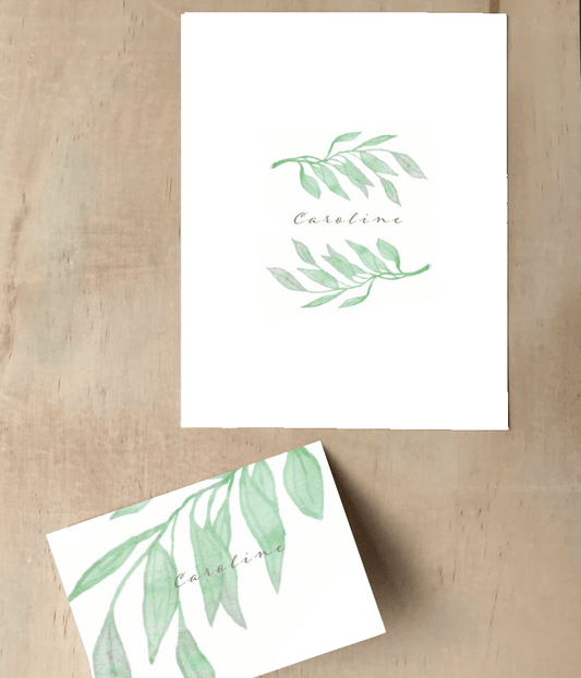 Green Branch stationery