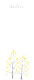 Yellow Aspen Trees stationery