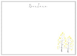 Yellow Aspen Trees stationery