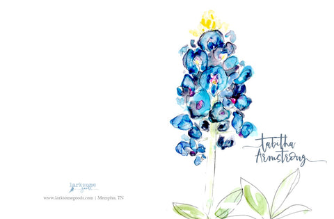Bluebonnets stationery