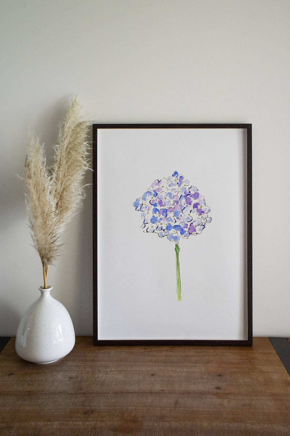 Blue Hydrangea Print