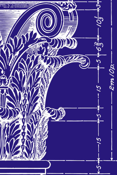 Corinthian Column Blueprint - Digital Download