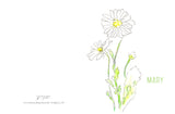 Shasta Daisy stationery