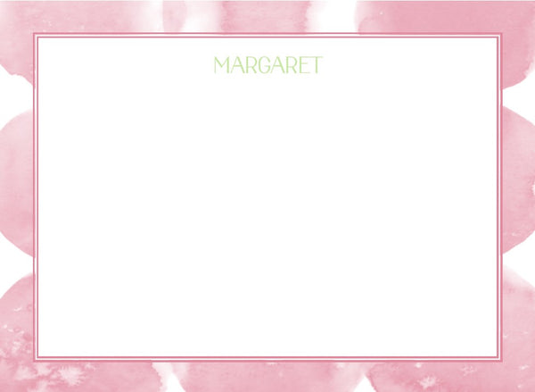 Rose Watercolor stationery