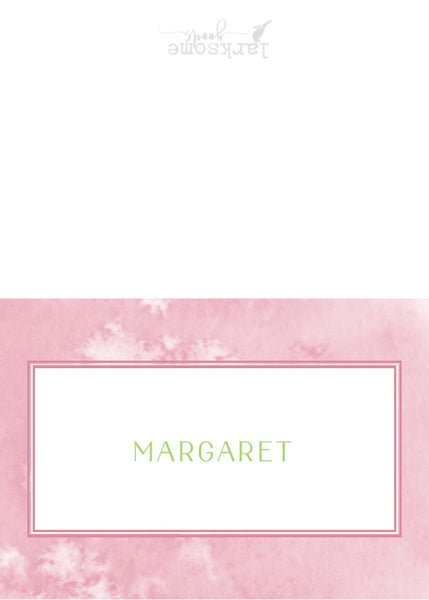Rose Watercolor stationery