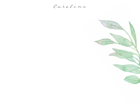 Green Branch flat card