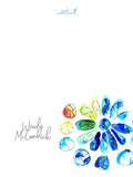 Stained glass window stationery