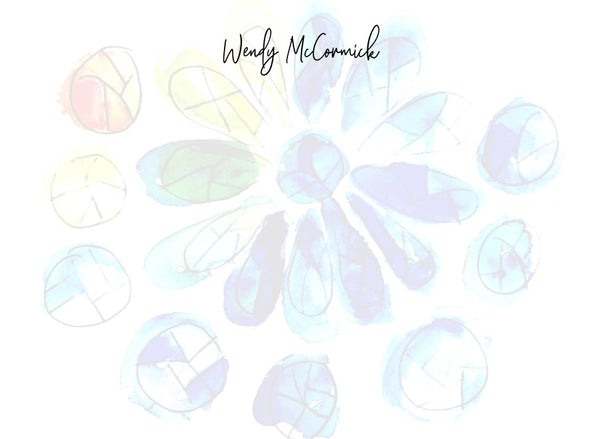 Stained glass window stationery