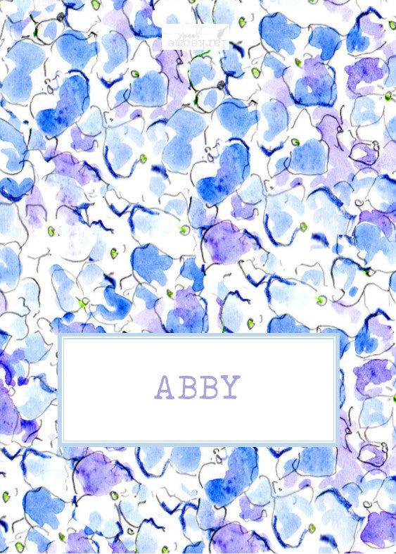 Blue Hydrangea enclosure card