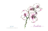Orchid stationery