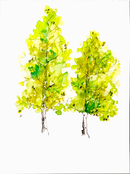 Summer Trees Art Print