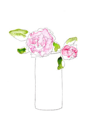 Pink Peonies Art Print