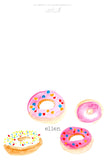 Pink Sprinkle Doughnut stationery
